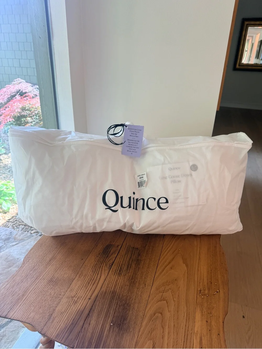 Quince Goose Down Medium/Firm King-Size Pillow #5